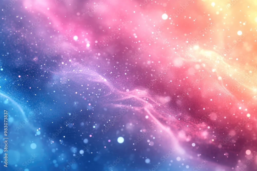 Vibrant Pastel Abstract Background with Soft Gradient and Glittering Particles for Design Projects Vibrant Pastel Abstract Background with Soft Gradient and Glittering Particles for Design Projects