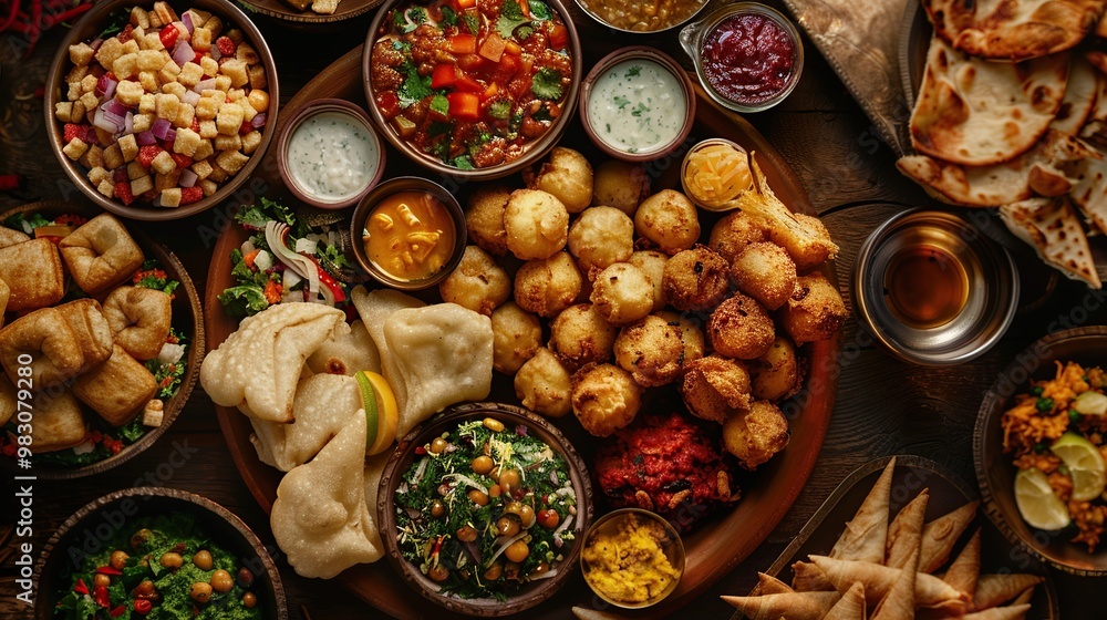 Fototapeta premium Indian Food Feast