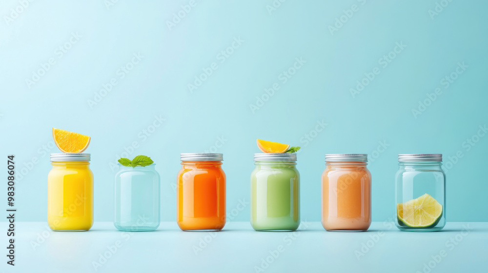 Array of canned exotic fruits in a sleek modern kitchen, vibrant colors pop against minimalist decor, canned exotic fruits, luxury kitchen concept Array of canned exotic fruits in a sleek modern kitchen, vibrant colors pop against minimalist decor, canned exotic fruits, luxury kitchen concept