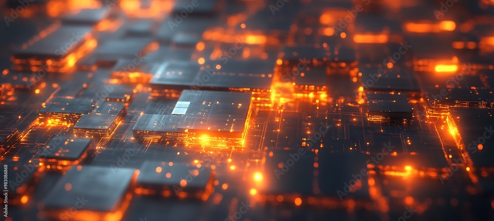 A futuristic city with interconnected smart buildings and vibrant digital pathways
A futuristic city with interconnected smart buildings and vibrant digital pathways