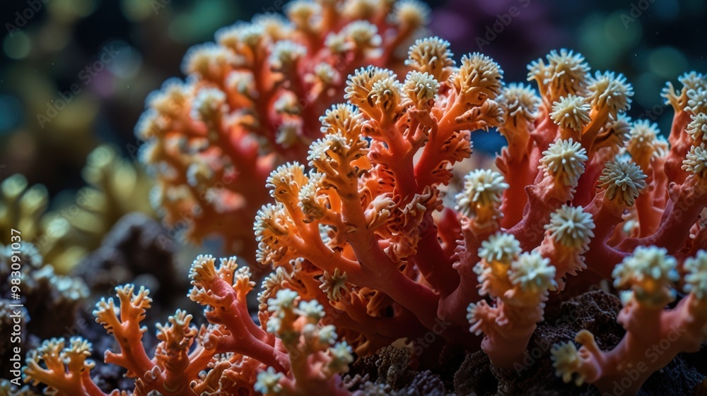 Obraz premium red coral reef