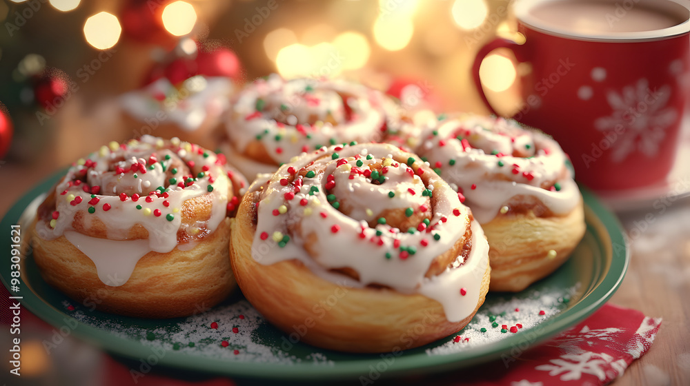 Christmas Cinnamon Rolls Christmas Cinnamon Rolls