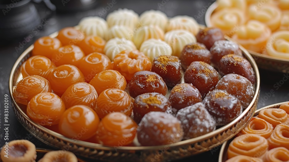 Assortment of Delicious Sweets Assortment of Delicious Sweets