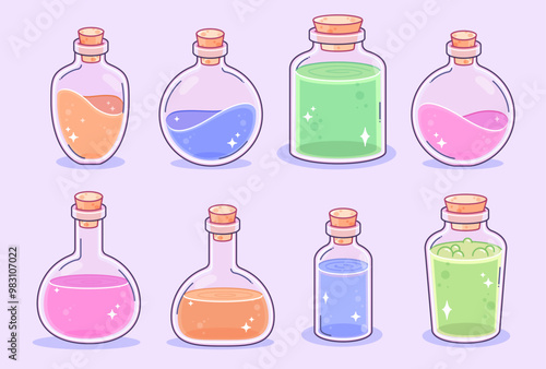 magic potions set