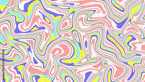 Wallpaper Mural Holographic seamless pattern. The effect of flowing iridescent liquid. Psychedelic effect. Fairy tale unicorn trend background. Torontodigital.ca