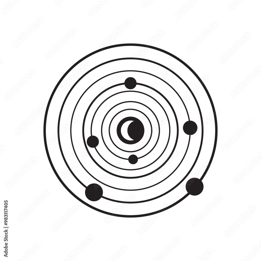 all universe planet icon de lineal Delgado all universe planet icon de lineal Delgado