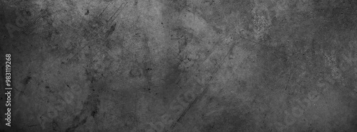 Grey grunge textured concrete wall background
