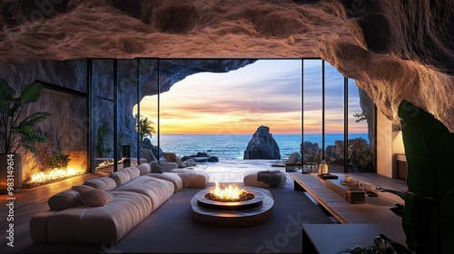 Cave House with Ocean View