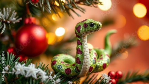 Snake Christmas tree toy.