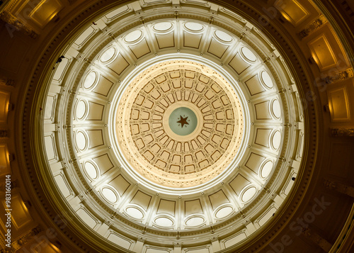 Obraz na płótnie Capitol Building in Austin Texas w salonie