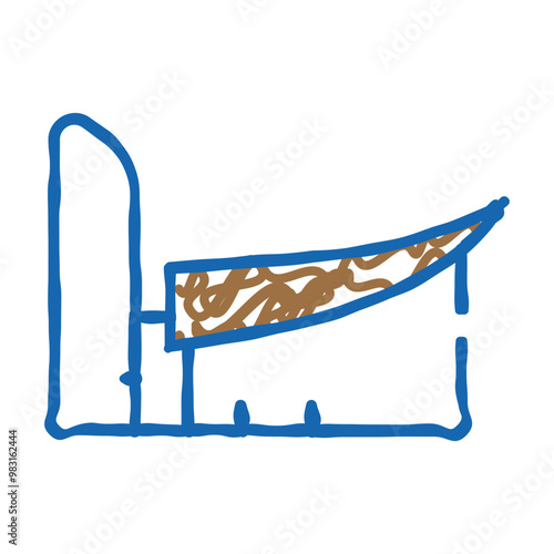 notre dame du haut doodle icon sketch vector. notre dame du haut sign. isolated symbol illustration