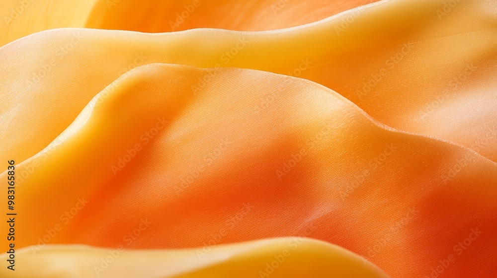 Obraz premium A close-up of an orange flower with a yellow center, encircled by another yellow flower