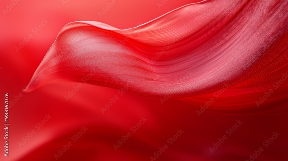 A red and white background with a wavy pattern at the bottom A red and white background with a wavy pattern at the bottom