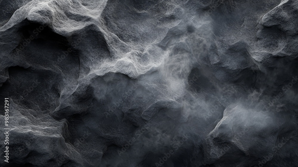 Obraz premium smoke emerges from its top and base