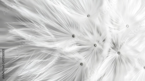  A monochrome image of a white feather pattern against a white backdrop Another monochrome image of a white feather pattern contrasting a black background