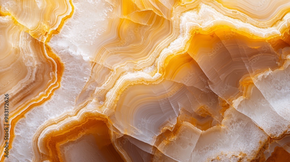 A detailed view of an artwork featuring yellow and white elements at its upper and lower edges A detailed view of an artwork featuring yellow and white elements at its upper and lower edges
