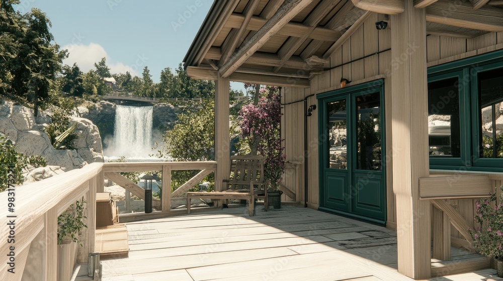 Witness the powerful flow, surrounded by dense jungle and enveloped in mist, revealing the grandeur of the natural landscape Witness the powerful flow, surrounded by dense jungle and enveloped in mist, revealing the grandeur of the natural landscape