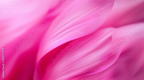  A tight shot of a pink bloom with indistinct petals at its core