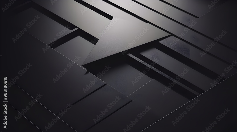 Abstract Black Geometric Pattern Background Abstract Black Geometric Pattern Background