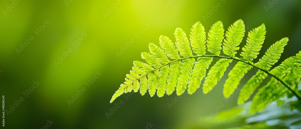 A tight shot of a green leaf against a softly blurred backdrop of verdant grass and leaves in the foreground A tight shot of a green leaf against a softly blurred backdrop of verdant grass and leaves in the foreground