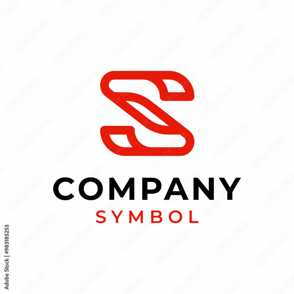 Initial Monogram Letter S Logo Design Initial Monogram Letter S Logo Design