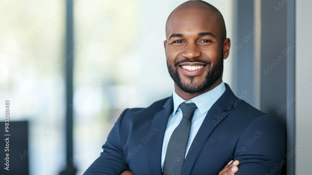 A man in a suit and tie is smiling and posing for a picture A man in a suit and tie is smiling and posing for a picture