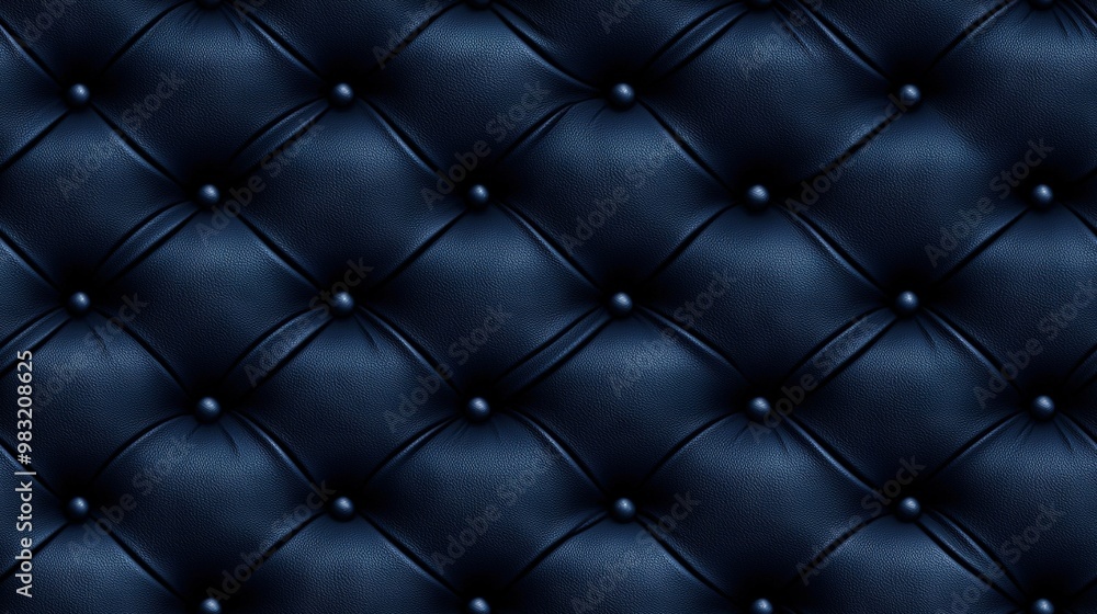 Upholstered in a dark blue shade Upholstered in a dark blue shade