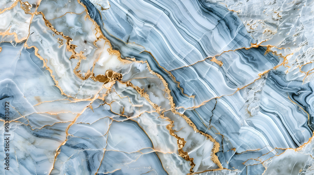 Elegant blue marble texture with golden veins ideal for backgrounds or design projects Elegant blue marble texture with golden veins ideal for backgrounds or design projects
