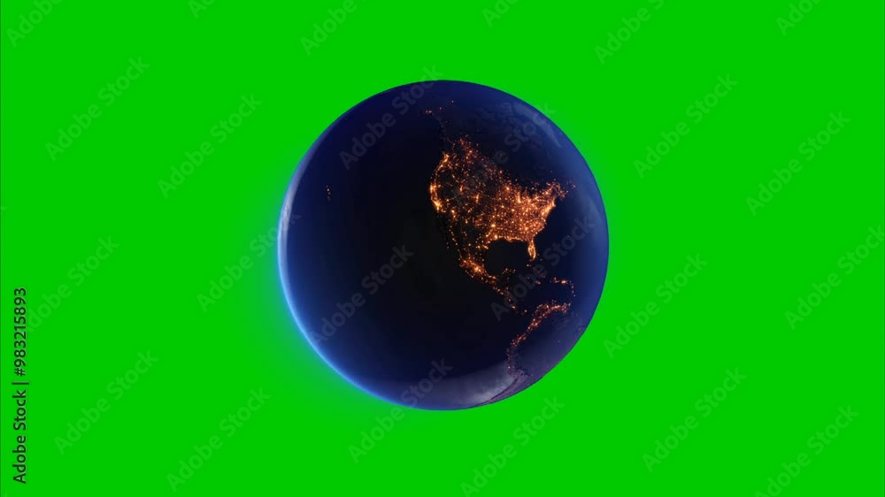 Planet space animation on a bright green screen in stunning 4K perfect for creative projects presentations, and educational content. Ideal for showcasing cosmic themes Planet space animation on a bright green screen in stunning 4K perfect for creative projects presentations, and educational content. Ideal for showcasing cosmic themes