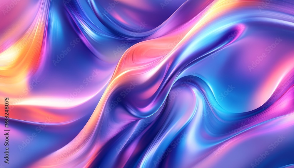 Pastel Dreamscape, A 3D Abstract Background with Smooth, Organic Shapes and Soft Glow Pastel Dreamscape, A 3D Abstract Background with Smooth, Organic Shapes and Soft Glow