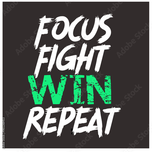 Self care quotes inspiration to take care of yourself.  t- shirt design and print vector focus fight win repeat 