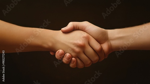 Hands shaking, symbolizing agreement and partnership.