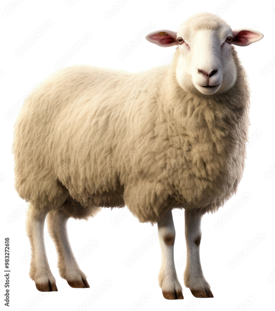 Fototapeta premium PNG Sheep livestock animal mammal.