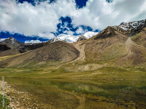 Breathtaking Views of Shimshal Pass in the Pamir Mountains. Shimshal Valley is a remote and breathtakingly beautiful area known for its high-altitude landscapes, rugged mountains, and many more.