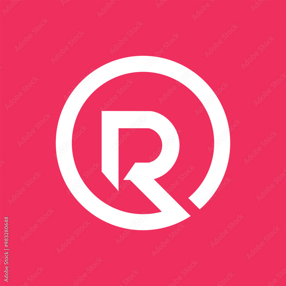 Letter R design idea with modern concept for business Letter R design idea with modern concept for business