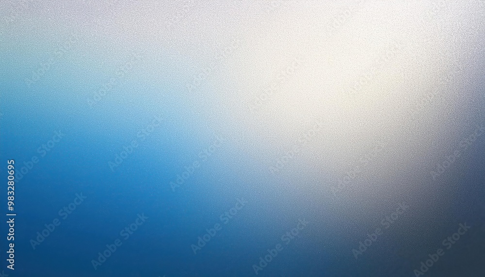 Obraz premium Gradient texture background with grainy surface soft blue and white gradient, creating a calm and minimalist aesthetic