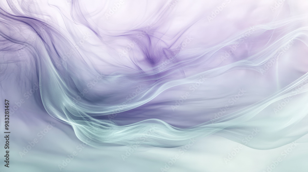 Soft wisps of pale lavender and light mint smoke swirl gently across the background, forming a flowing, calming abstract design. Soft wisps of pale lavender and light mint smoke swirl gently across the background, forming a flowing, calming abstract design.