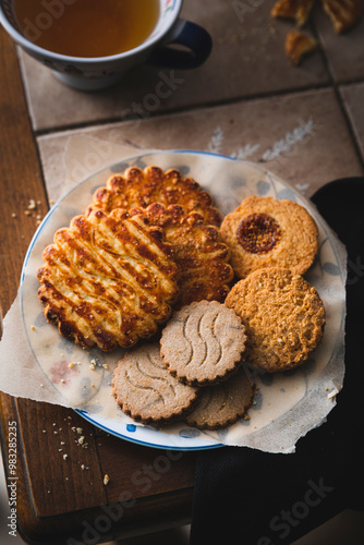 Biscuits et gâteaux bretons avec cidre de pomme