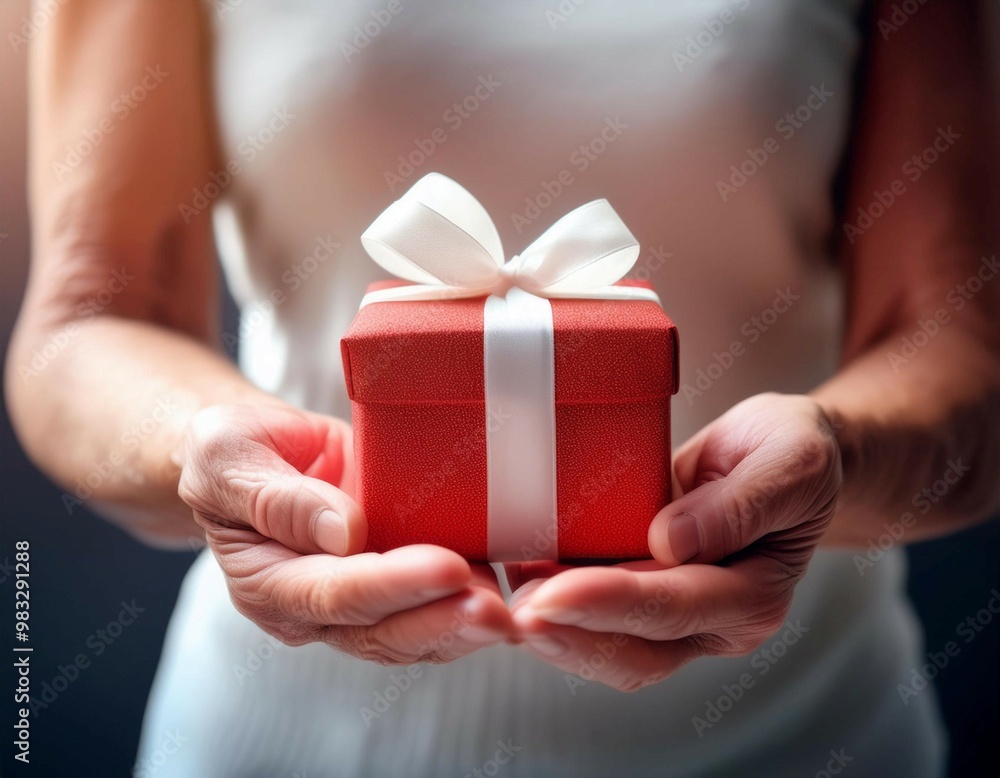 Hands offering a gift, symbolizing generosity, kindness, and charitable acts. Hands offering a gift, symbolizing generosity, kindness, and charitable acts.