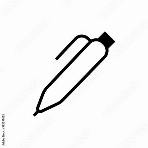 write pen icon sign vector