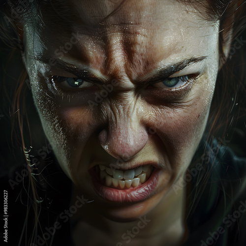 Angry woman