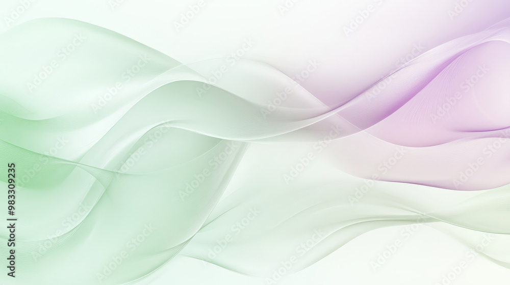 Soft pastel gradient from pale lavender to light green, with gentle wavy lines flowing seamlessly across the background, creating a serene and organic design. Soft pastel gradient from pale lavender to light green, with gentle wavy lines flowing seamlessly across the background, creating a serene and organic design.