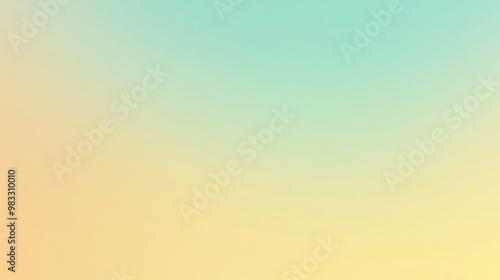 A pastel gradient background transitioning from soft yellow to pale mint, with smooth, subtle transitions for a fresh and peaceful design.