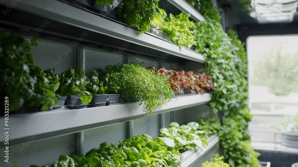 An urban vertical garden, with walls made from moisture-resistant fiber cement siding, featuring built-in planters for sustainable living An urban vertical garden, with walls made from moisture-resistant fiber cement siding, featuring built-in planters for sustainable living