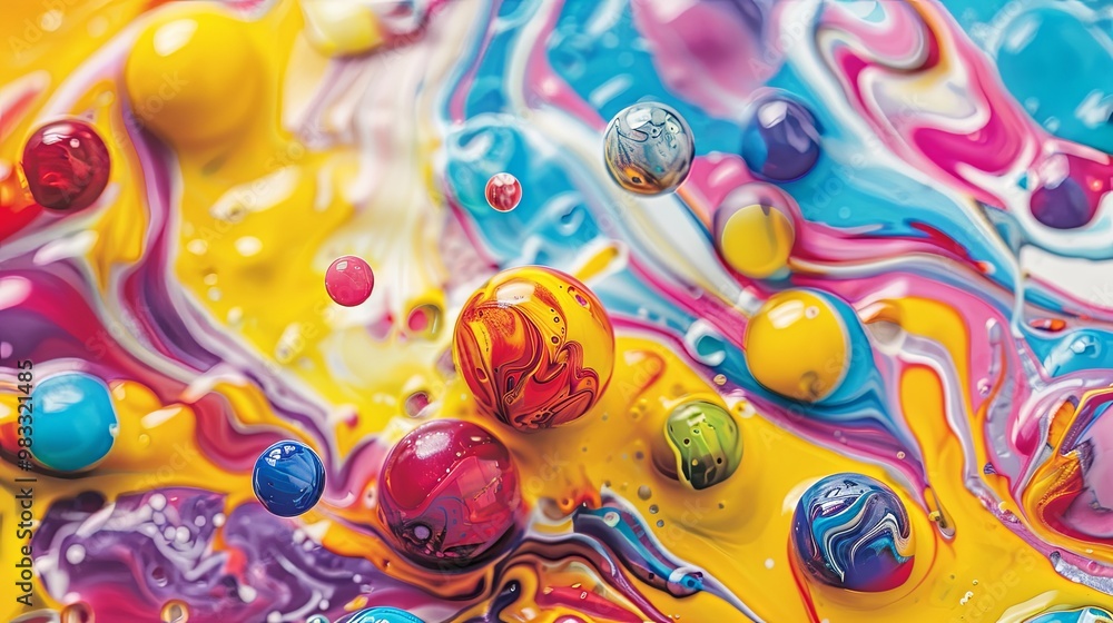 Fluid art texture. Mixing paint of different colors. Illustration for cover, card, postcard, interior design, banner, poster, brochure or presentation. Fluid art texture. Mixing paint of different colors. Illustration for cover, card, postcard, interior design, banner, poster, brochure or presentation.