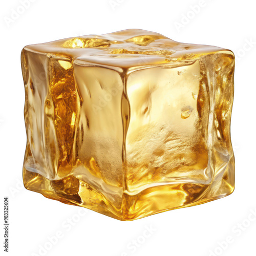 golden figure of ice cube photo