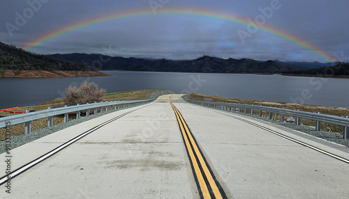 Road to Rainbow on Lake
