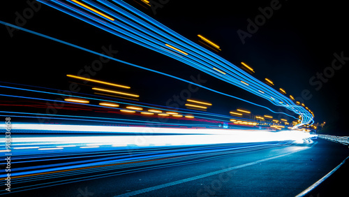 car driving on the highway