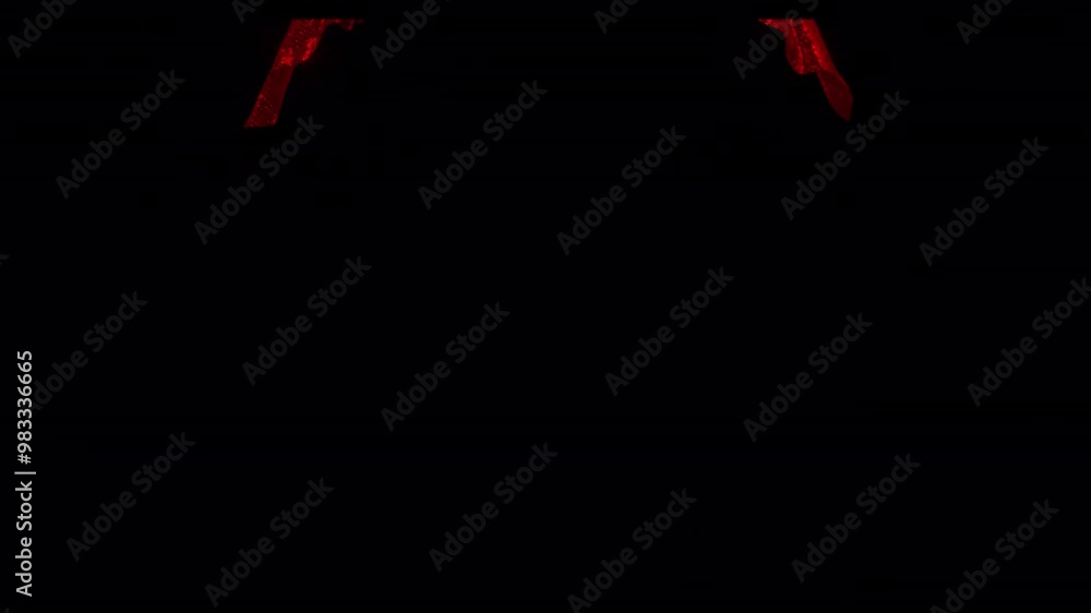 3D animated glitter fabric clip on a transparent alpha channel 3D animated glitter fabric clip on a transparent alpha channel