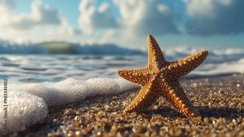 Starfish on the beach. Starfish on the beach.
